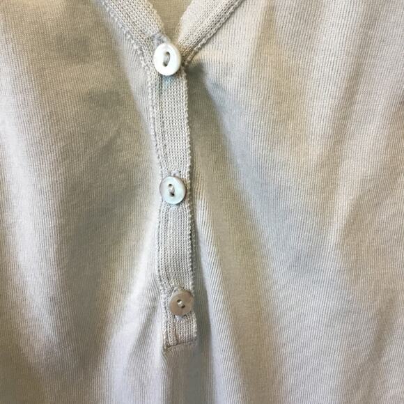 Emerson Light Blue V-Neck w/ Button Tank Top - Picture 10 of 10